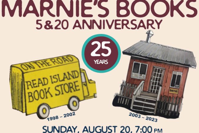 Marnie’s Books 25th! – August 20