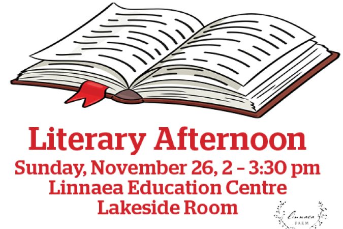 Literary Afternoon – Sunday, November 26